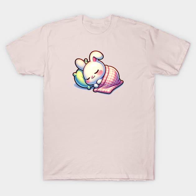 Squishy Sleeping Bunny 🐰 Sweet Dreams T-Shirt by Pink & Pretty